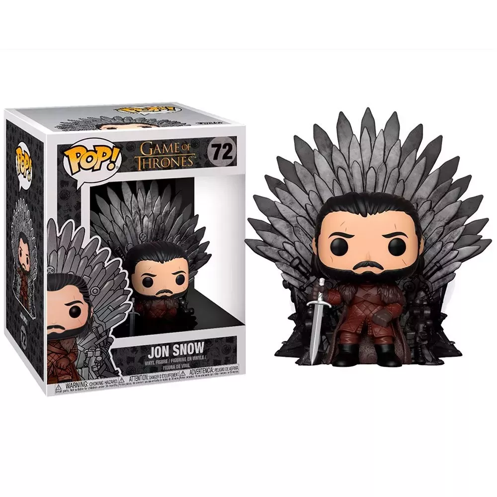 Фигурка Funko POP! Deluxe. Игра престолов: Джон Сноу на Железном троне ...